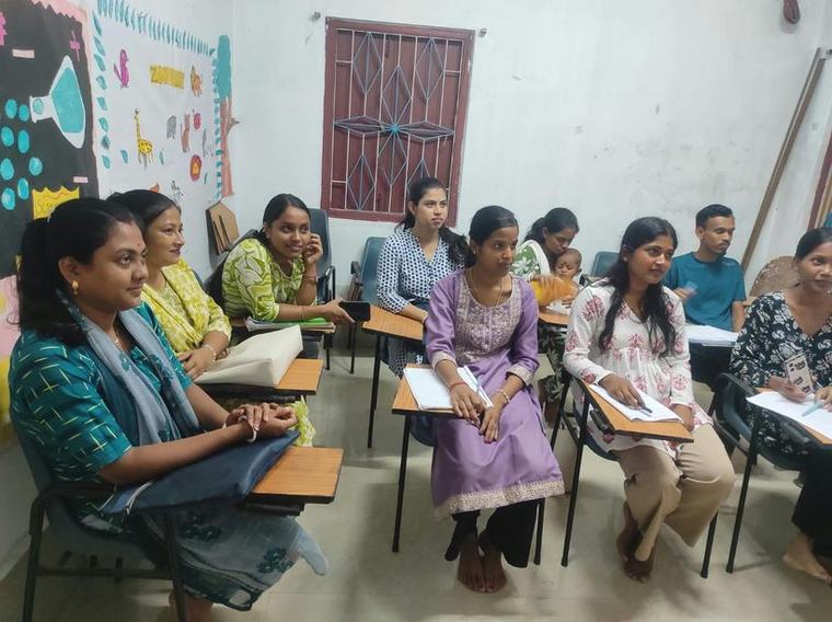 A T-TET batch during a pedagogy session